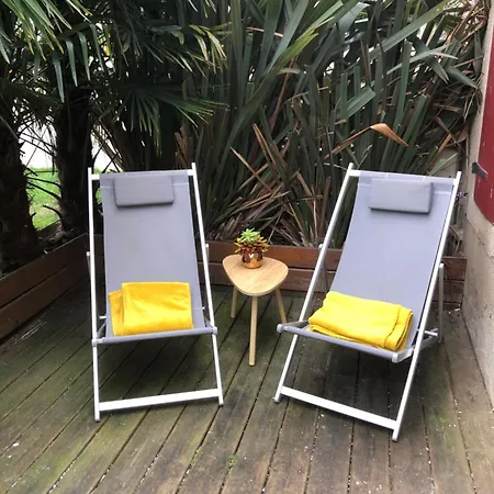 En Pierres Apparentes Avec Terrasse Privative شقة Giberville